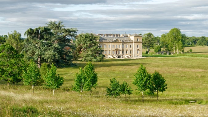 The house at Croome in a summer landscape